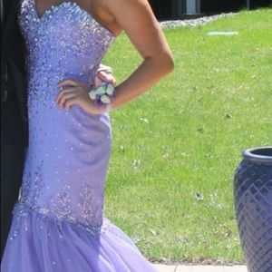 Purple Glitz Prom dress